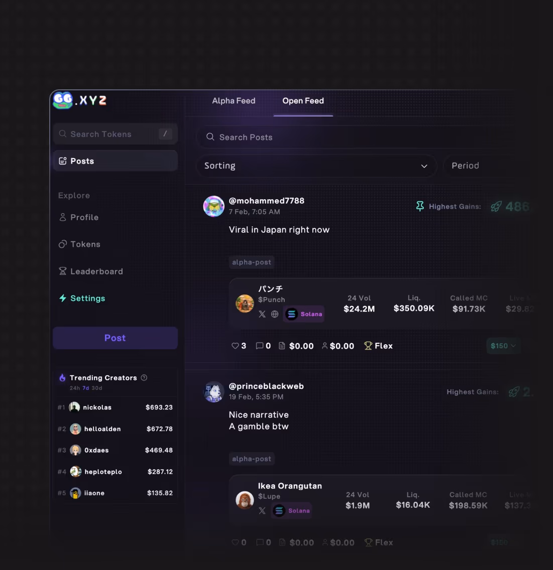 gg.xyz product built on Codex